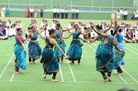 Ram Charan Celebrates Independence Day In Chirec School